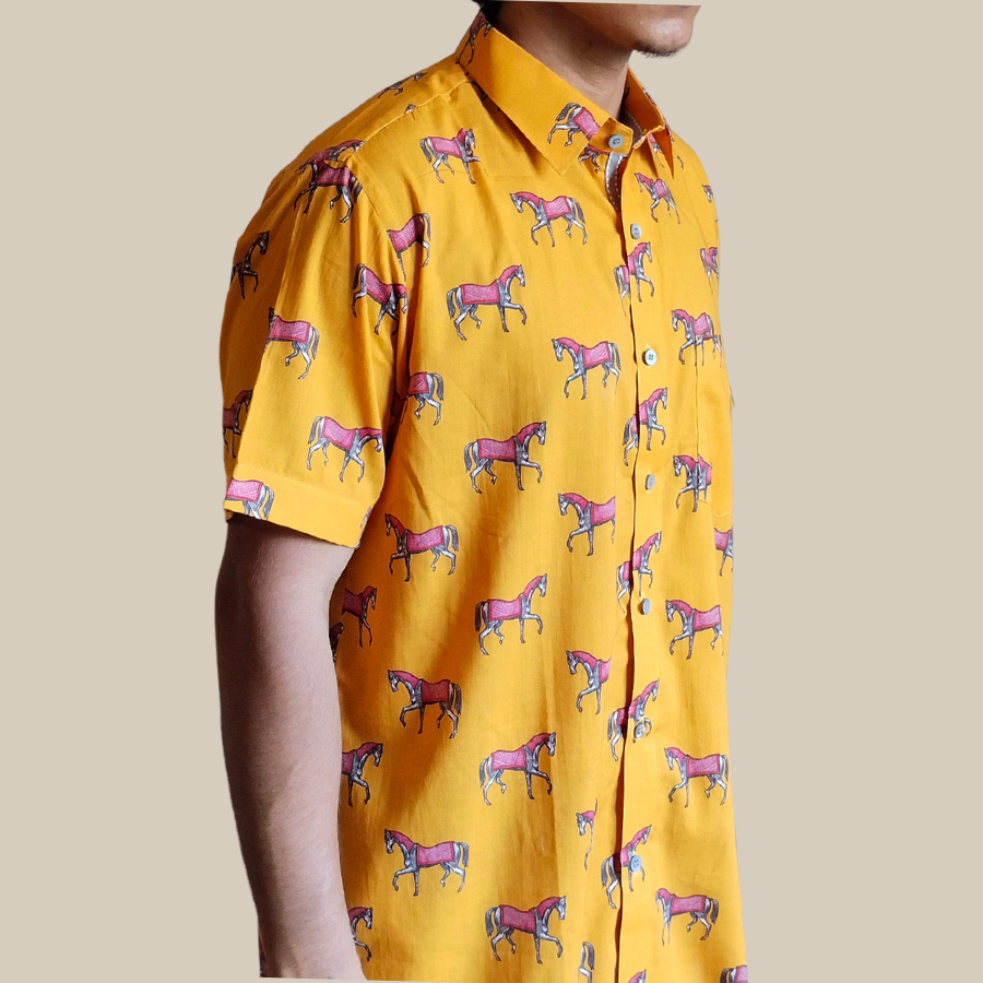 Stallion Shirt-Mustard