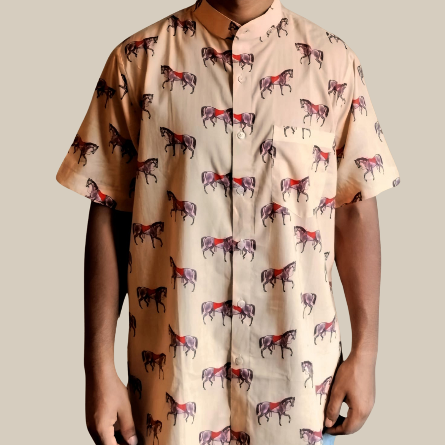 Stallion Shirt-Beige