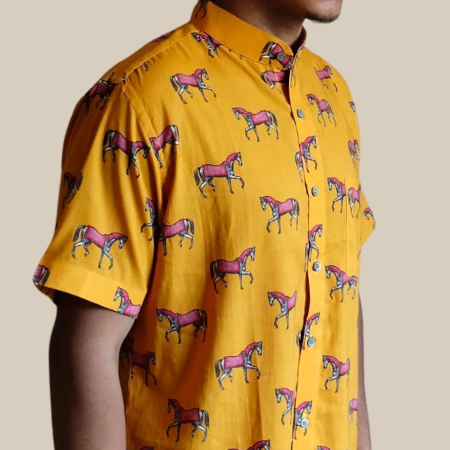 Stallion Shirt-Mustard