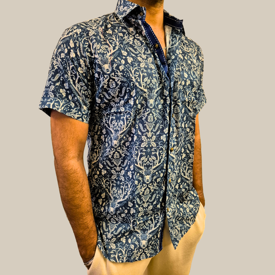 Blue Stag Shirt
