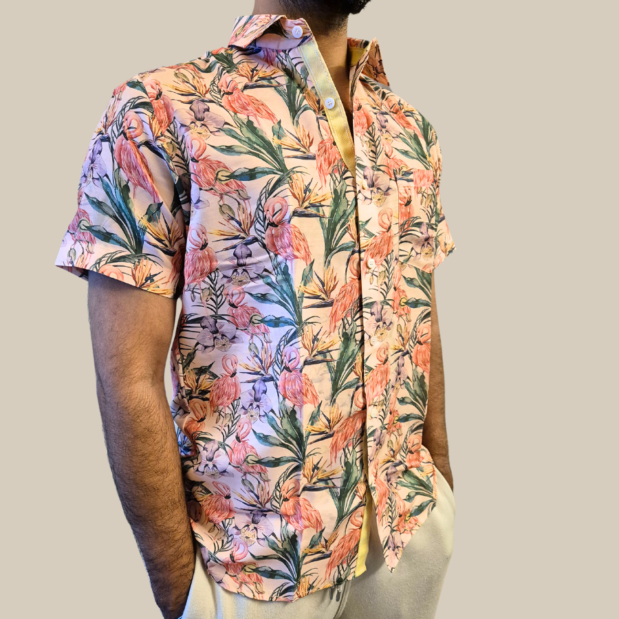 Floral Flamingo Shirt